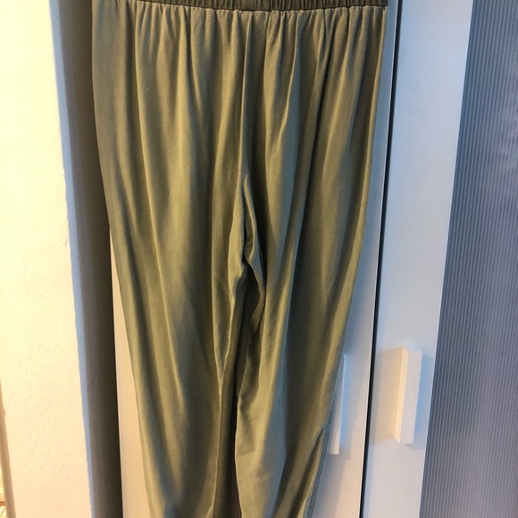 Jessie Denim Jogger in vintage olive brown - Picture 2 of 3